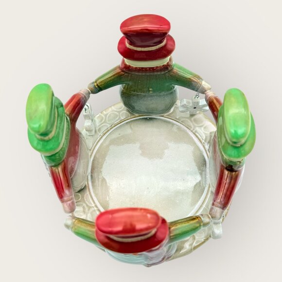 Yankee Candle Snowman Candle Holder Christmas Decor Ceramic Ronnie Walter Design - Picture 5 of 6